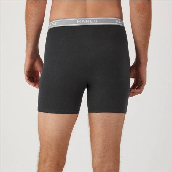 Hanes Men's Gray Waistband Boxer Briefs - Picture 5 of 8